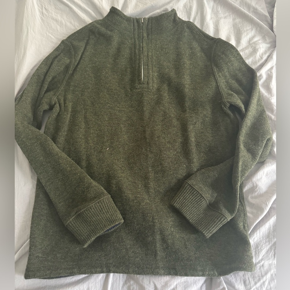 Boys half zip reversible sweater. Smoke and pet free home.